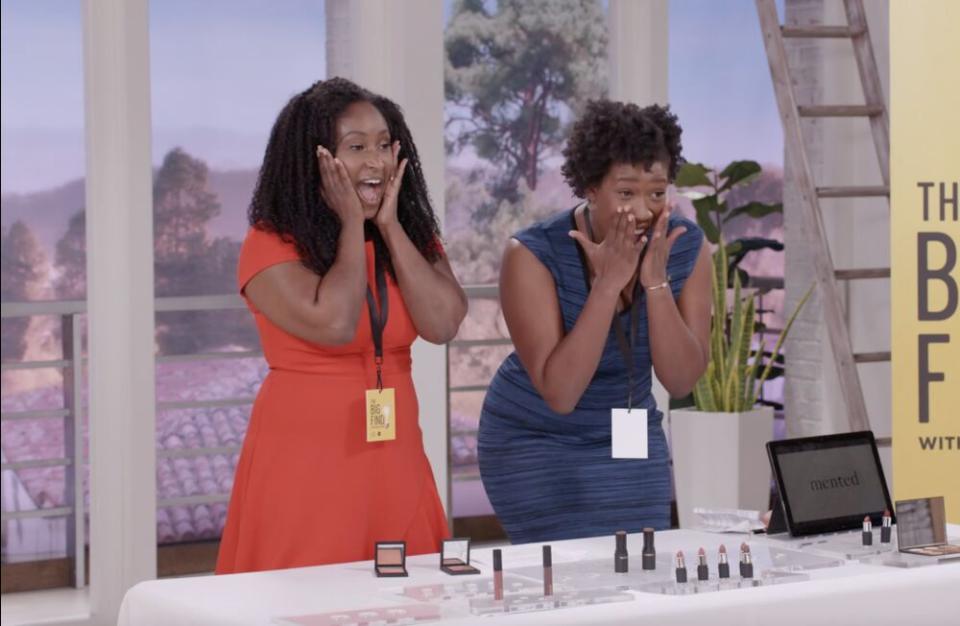 The Big Find winners, founders of Mented Cosmetics | Courtesy QVC/HSN