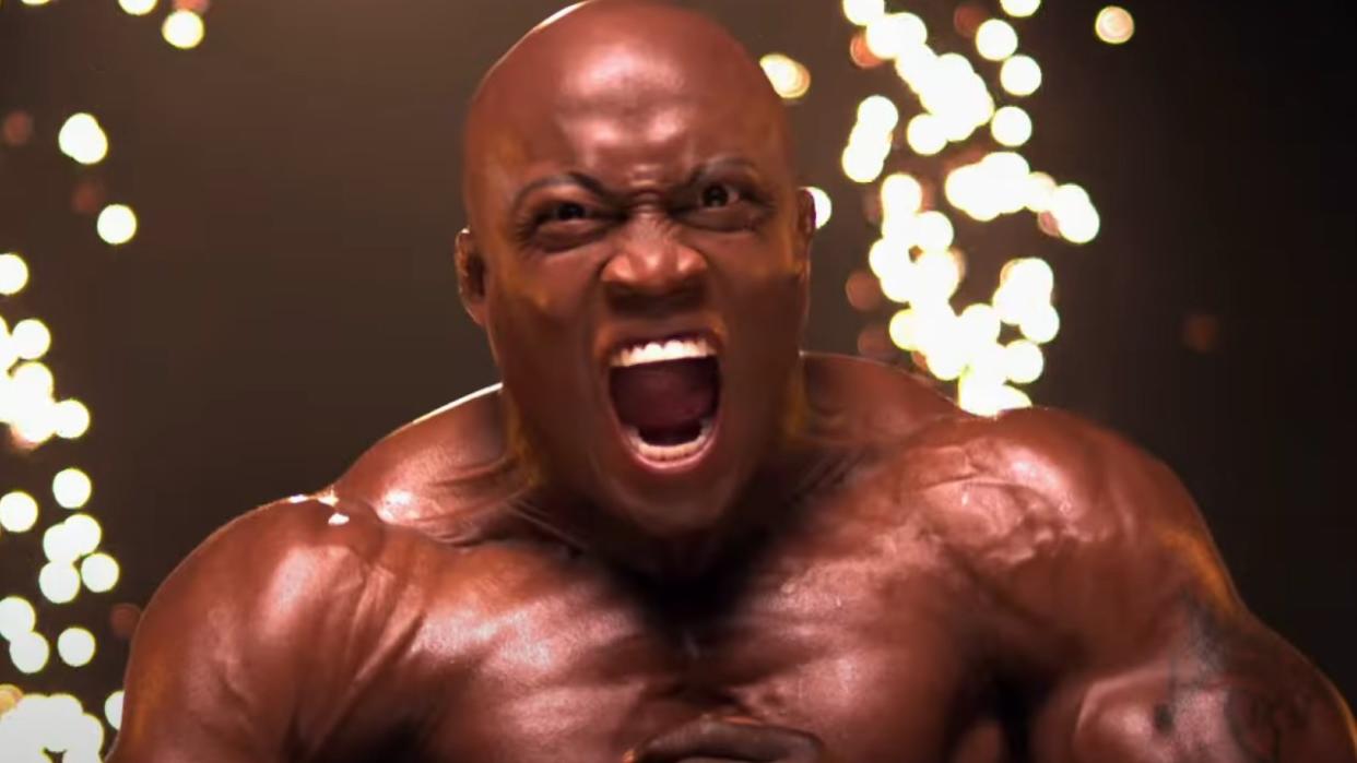  Bobby Lashley screaming 