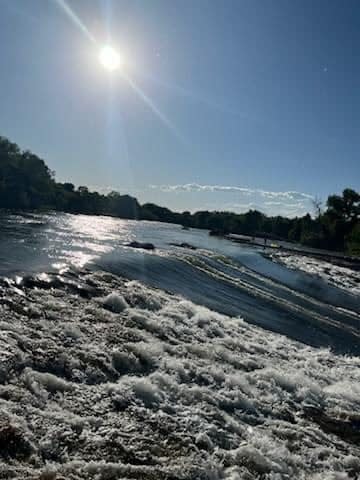 The Arkansas River on June 8, 2024.