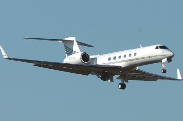 A Gulfstream jet