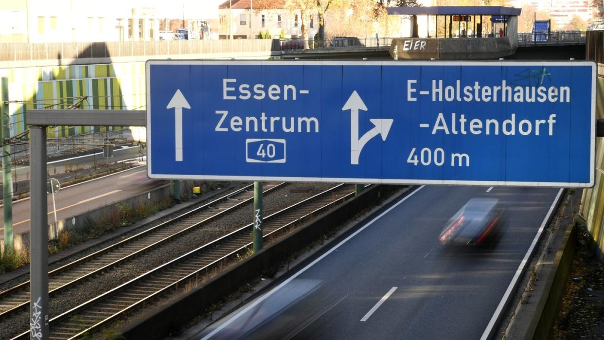 Auch ein Abschnitt der A40 ist vom Fahrverbot betroffen. Foto: Ina Fassbender