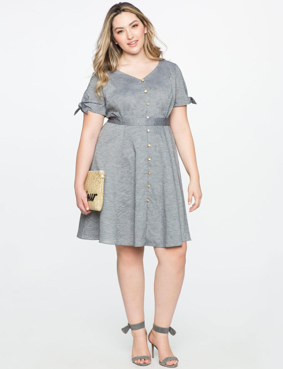 <a href="http://www.eloquii.com/button-down-fit-and-flare-dress/1234429.html?cgid=2628-dresses&amp;dwvar_1234429_colorCode=3&amp;start=189" target="_blank">Shop it at Eloquii</a>.&nbsp;