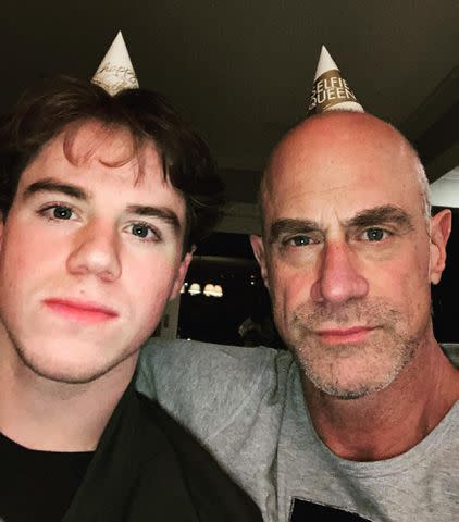 Christopher Meloni Instagram Christopher Meloni and his son Dante Meloni