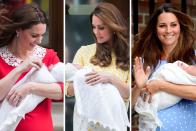 <p>Prince George, Princess Charlotte, and Prince Louis were all carried out of the Lindo Wing—and introduced to the press—in the same white knit blanket from GH Hurt & Son Ltd. <a href="https://www.townandcountrymag.com/society/tradition/a25934520/meghan-markle-prince-harry-royal-baby-born-outfit-swaddle-blanket/" rel="nofollow noopener" target="_blank" data-ylk="slk:The brand has become the royals' go-to for baby blankets;elm:context_link;itc:0;sec:content-canvas" class="link ">The brand has become the royals' go-to for baby blankets</a>, ever since the Queen wrapped Prince Charles in one back in 1948.<br></p>