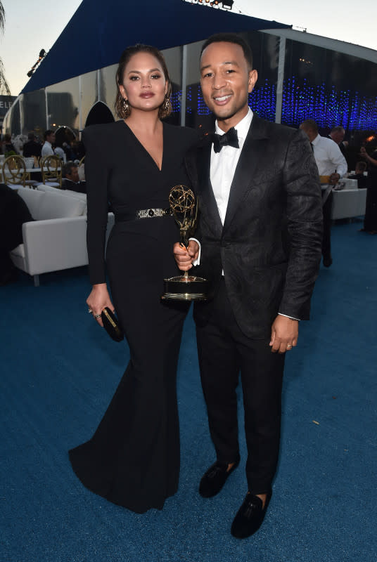 Chrissy Teigen and EGOT winner John Legend attend the 2018 Creative Arts Ball at on Sept. 9, 2018, in Los Angeles.<p>Alberto E. Rodriguez/Getty Images</p>