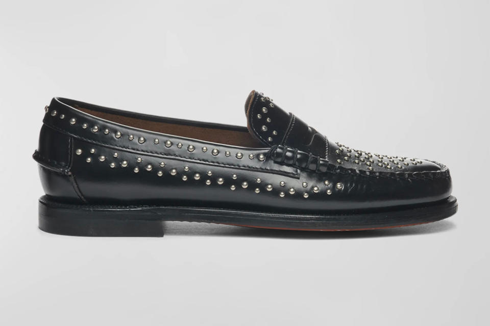 Sebago Dan Stud Leather Penny Loafers