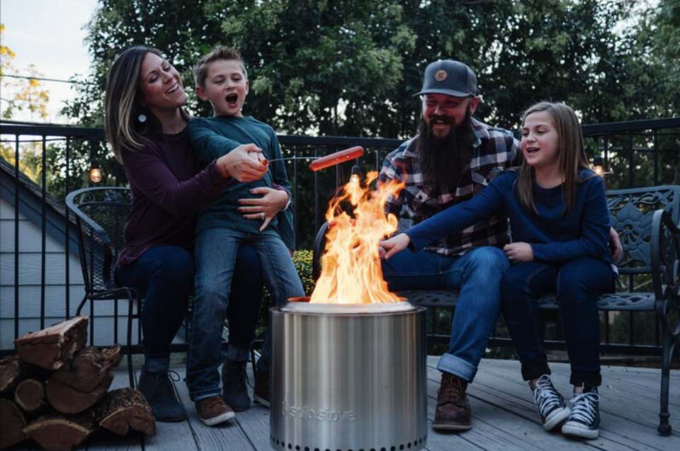 Solo Stove Ranger Stainless Steel Wood Burning Fire Pit (Credit: Wayfair)