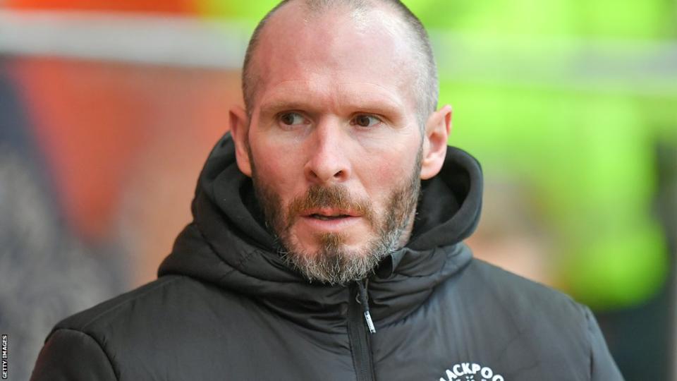 Michael Appleton during his time in charge of Blackpool