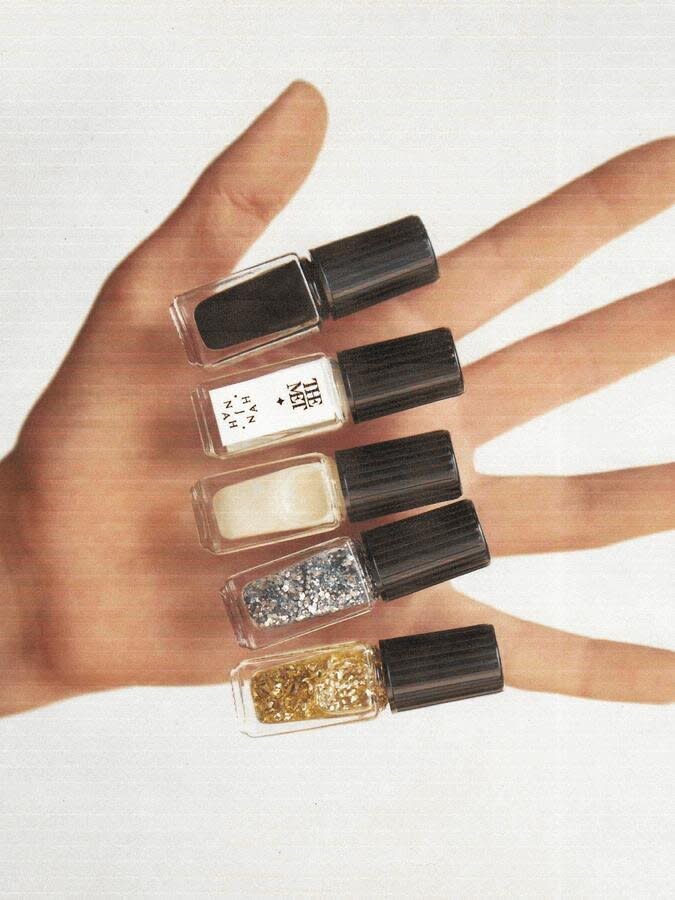 This set of five nail polishes was made in collaboration with <a href="https://www.metmuseum.org/exhibitions/listings/2020/about-time" target="_blank" rel="noopener noreferrer">the Met's &ldquo;About Time&rdquo; exhibition</a>. The little polishes come in four exclusive hues, including "Cameo," a cream color, and "Talisman," a silver shade. <a href="https://fave.co/3602IOb" target="_blank" rel="noopener noreferrer">Find the set for $54 at J.Hannah</a>.