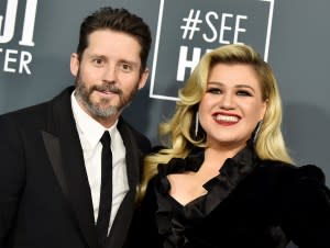 Kelly Clarkson Brandon Blackstock Were All Smiles at Last Public Appearance