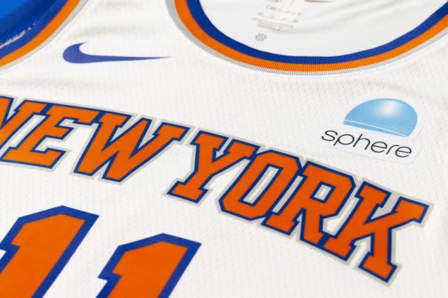 Knicks Sign Jersey Patch Deal With Vegas Sphere - Yahoo Sports