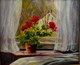 "The Guest Room,” an oil painting by Susan Tilton Pecora