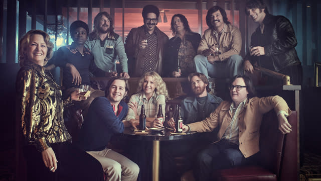 The cast of <em>I’m Dying Up Here</em>. (Credit: Showtime)