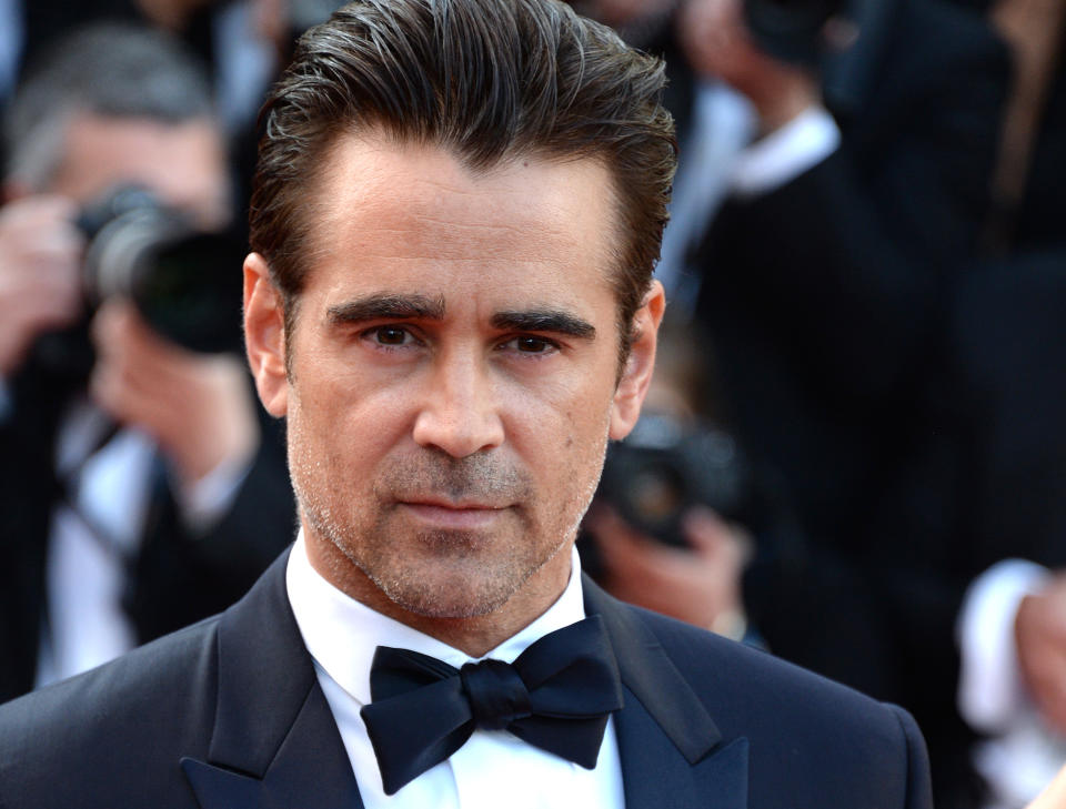 Colin Farrell, attends the "The Killing Of A Sacred Deer" screening during the 70th annual Cannes Film Festival at Palais des Festivals on May 22, 2017 now unrecognisable as The Pengiun DC Films' The Batman