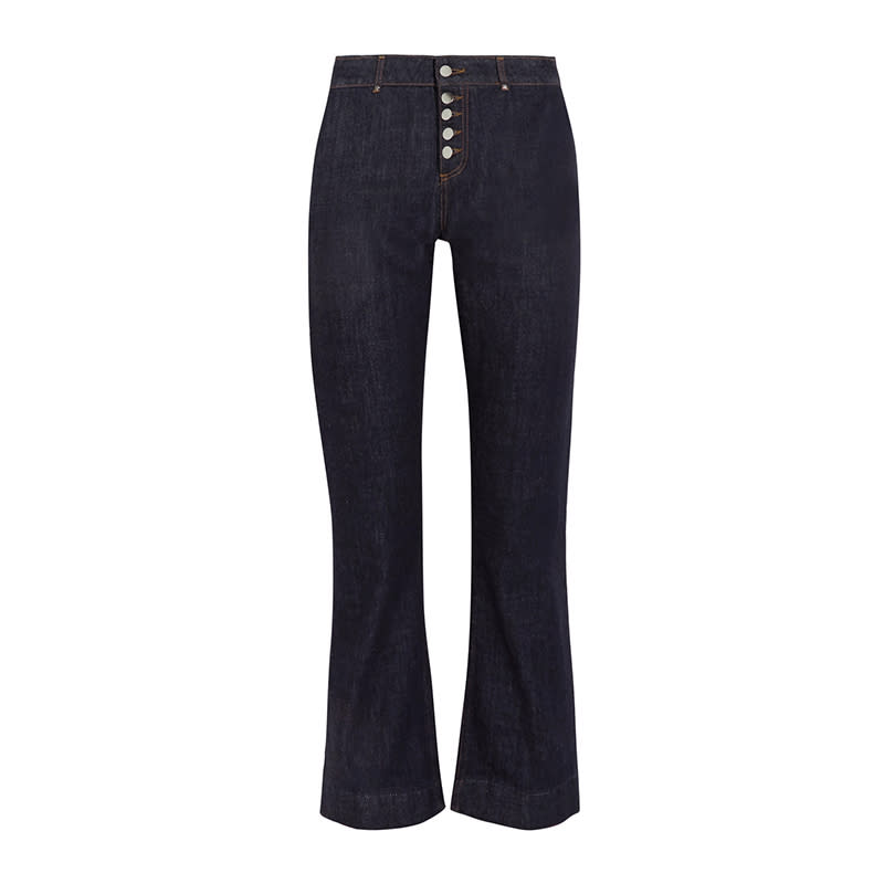 <a rel="nofollow noopener" href="http://rstyle.me/n/crm8c2chdw" target="_blank" data-ylk="slk:Mid-Rise Straight-Leg Jeans, Alexa Chung, $280;elm:context_link;itc:0;sec:content-canvas" class="link ">Mid-Rise Straight-Leg Jeans, Alexa Chung, $280</a>