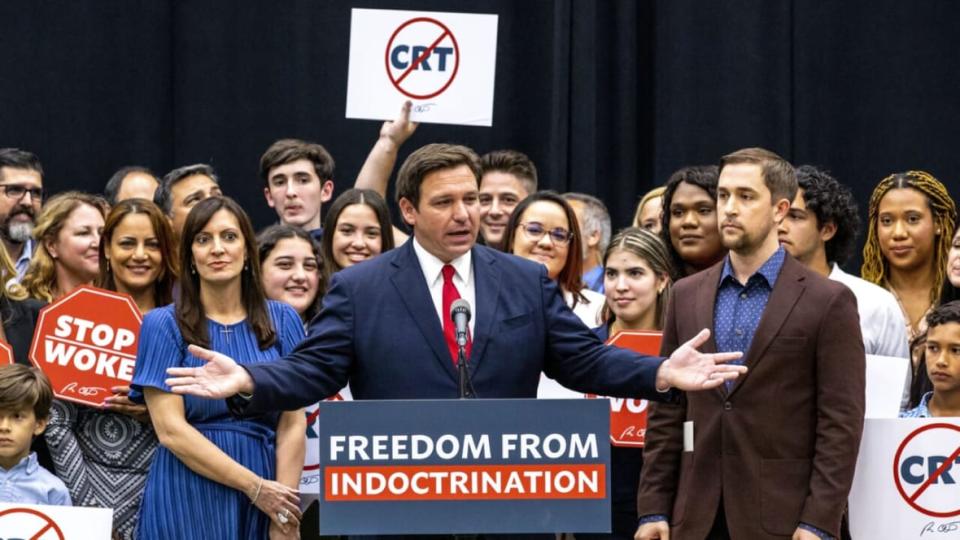 Florida Gov. Ron DeSantis, critical race theory