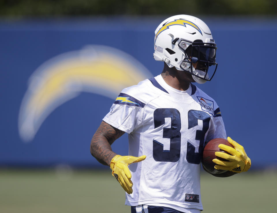 Los Angeles Chargers’ rookie Derwin James was reportedly held up at gunpoint last month. (AP)