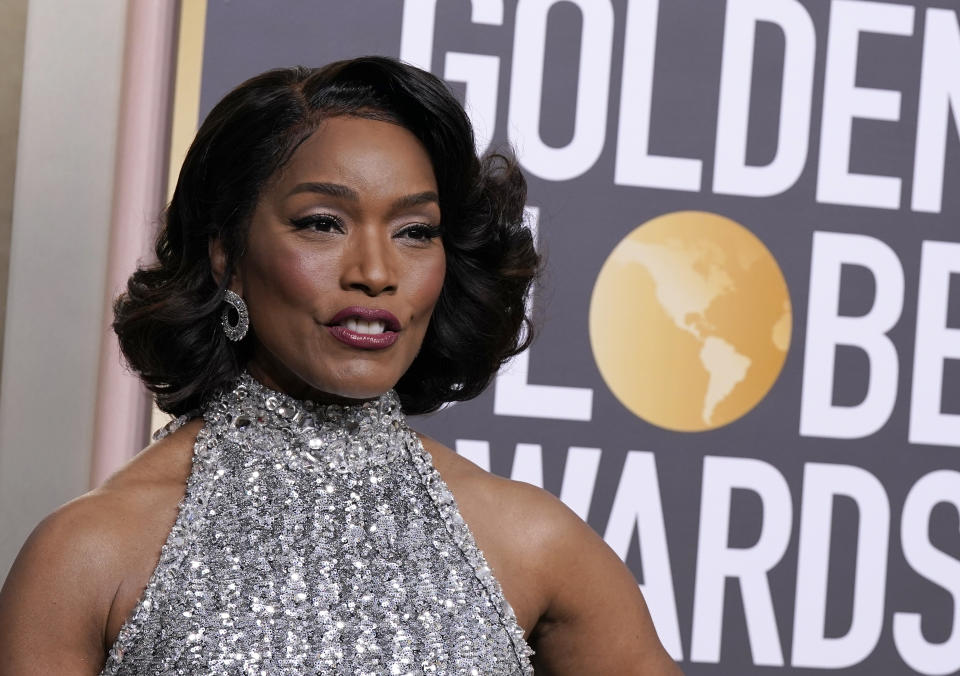 Angela Bassett arrives at the 80th annual Golden Globe Awards at the Beverly Hilton Hotel on Tuesday, Jan. 10, 2023, in Beverly Hills, Calif. (Photo by Jordan Strauss/Invision/AP)