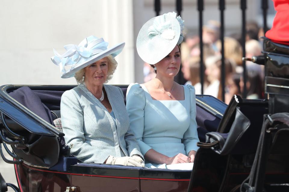 Camilla, Duchess of Cornwall and Catherine, Duchess of Cambridge