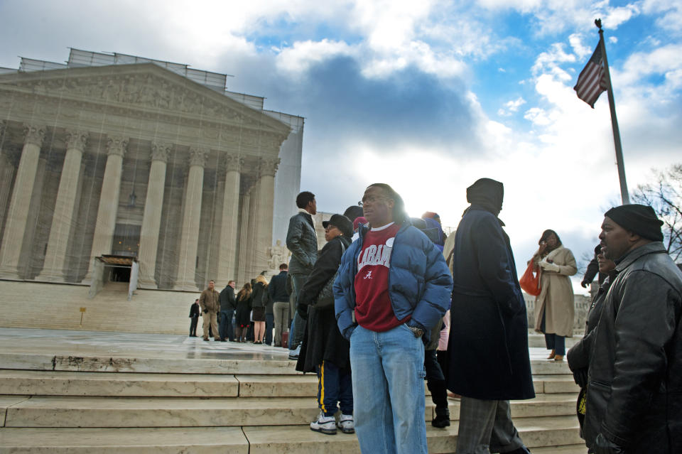 Supreme Court Voting Rights Protest (Douglas Graham / CQ-Roll Call Inc. via Getty Images file)