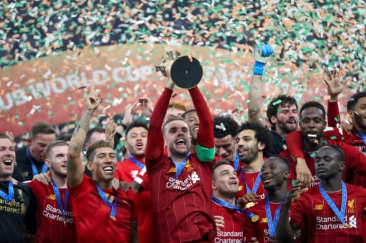 World champions: Liverpool have already won the UEFA Super Cup and Club World Cup this season