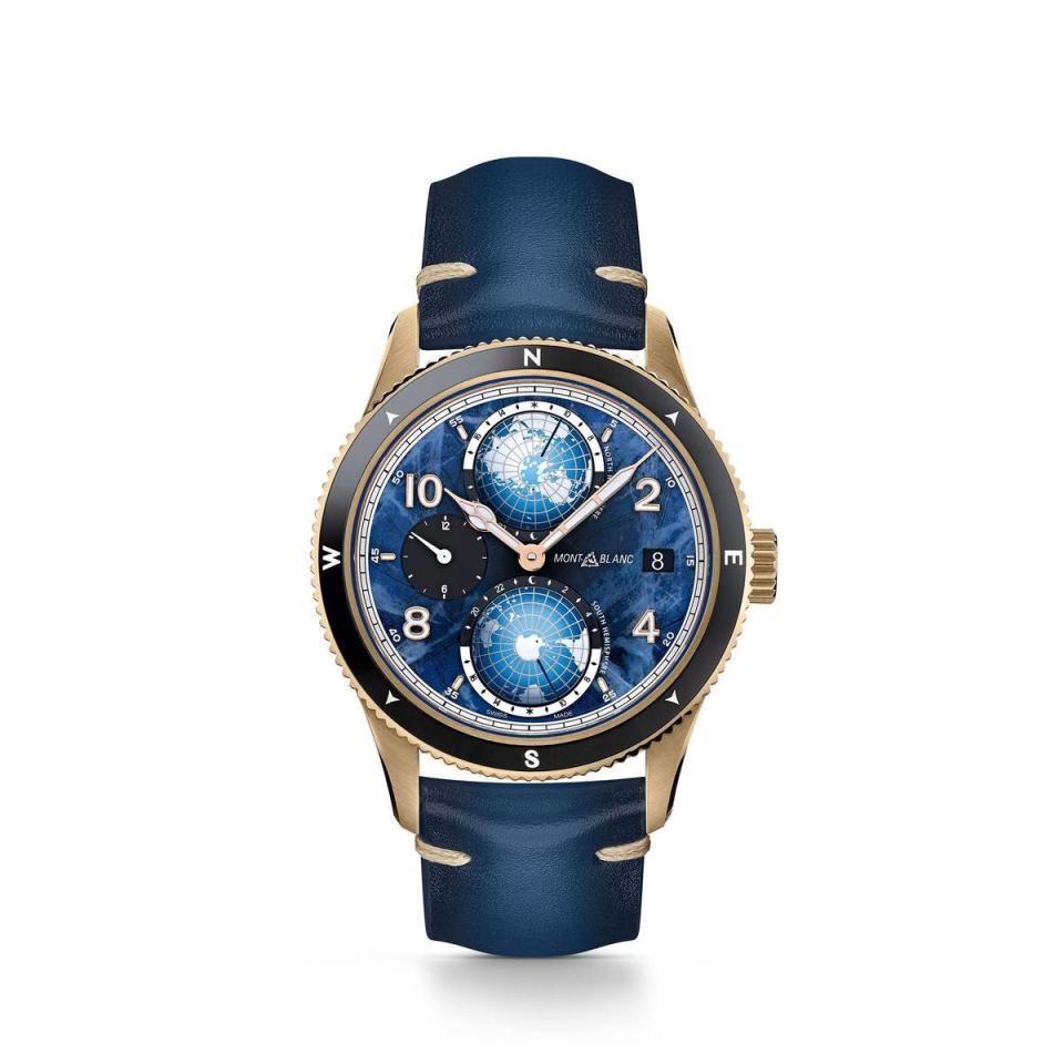 萬寶龍1858系列Geosphere零氧腕錶限量款，限量1786只，定價NT$216,200。