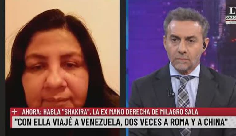 Mirta Guerrero, apodada "Shakira", habló en LN+