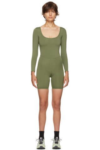 Khaki 'The Biketard' Jumpsuit