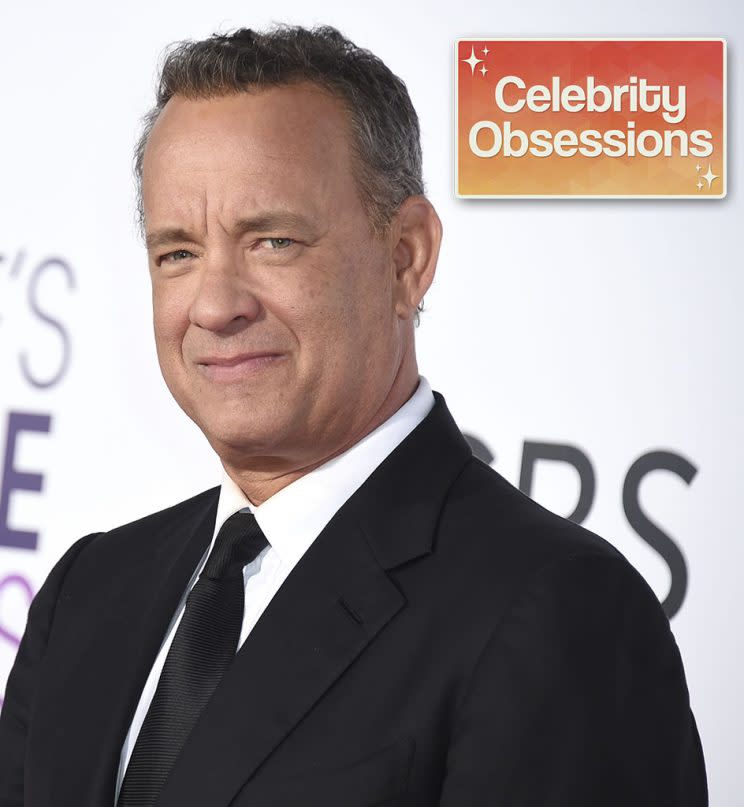 Tom Hanks has never met a typewriter he didn’t like. (Photo: Jordan Strauss/Invision/AP)