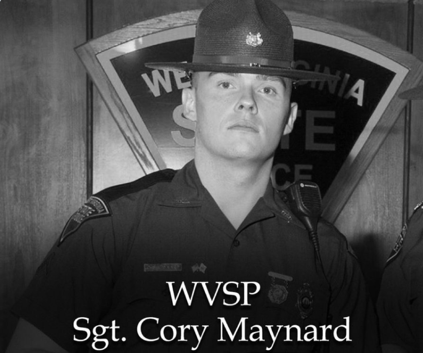 A West Virginia state trooper, Sgt. Cory Maynard, was killed in the line of duty in Mingo County on June 2, 2023.
Another person was injured in the incident and a suspect was in custody following the trooper's slaying.