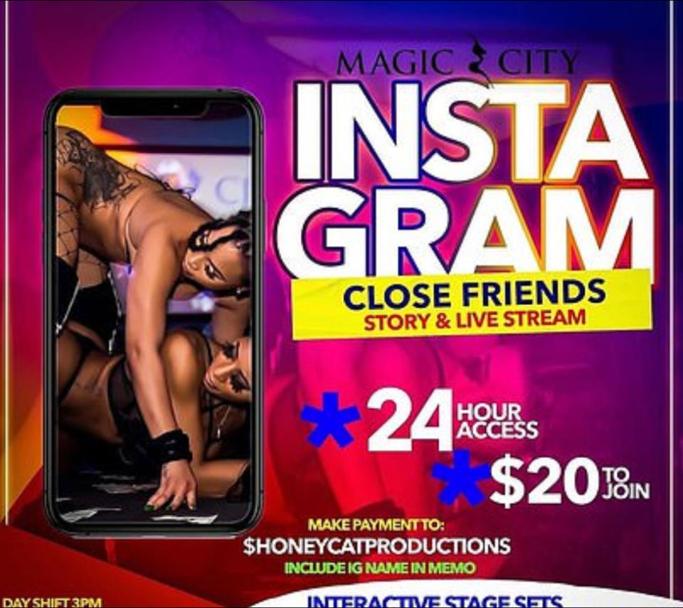 Magic City in Atlanta 'virtual lap dance' performances