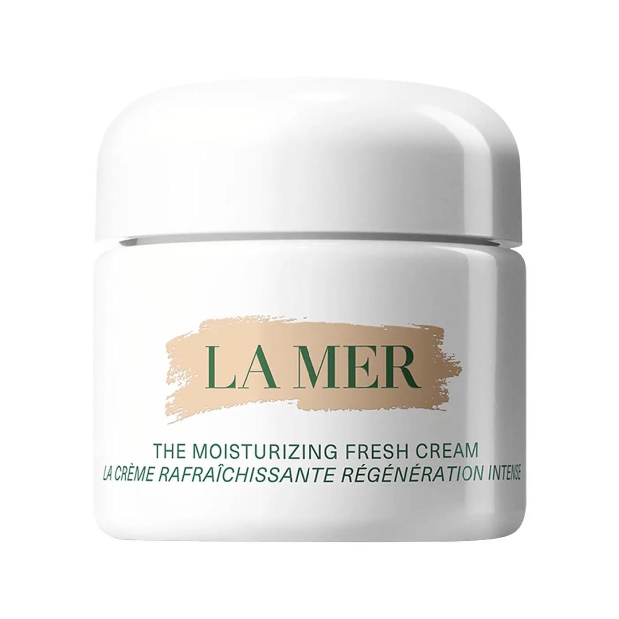 <p><a href="https://go.redirectingat.com?id=74968X1596630&url=https%3A%2F%2Fwww.sephora.com%2Fproduct%2Fla-mer-the-moisturizing-fresh-cream-P510517&sref=https%3A%2F%2Fwww.esquire.com%2Fstyle%2Fgrooming%2Fg60467347%2Ftop-shelf-grooming-april-2024%2F" rel="nofollow noopener" target="_blank" data-ylk="slk:Shop Now;elm:context_link;itc:0;sec:content-canvas" class="link rapid-noclick-resp">Shop Now</a></p><p>The Moisturizing Fresh Cream</p><p>sephora.com</p><p>$380.00</p>