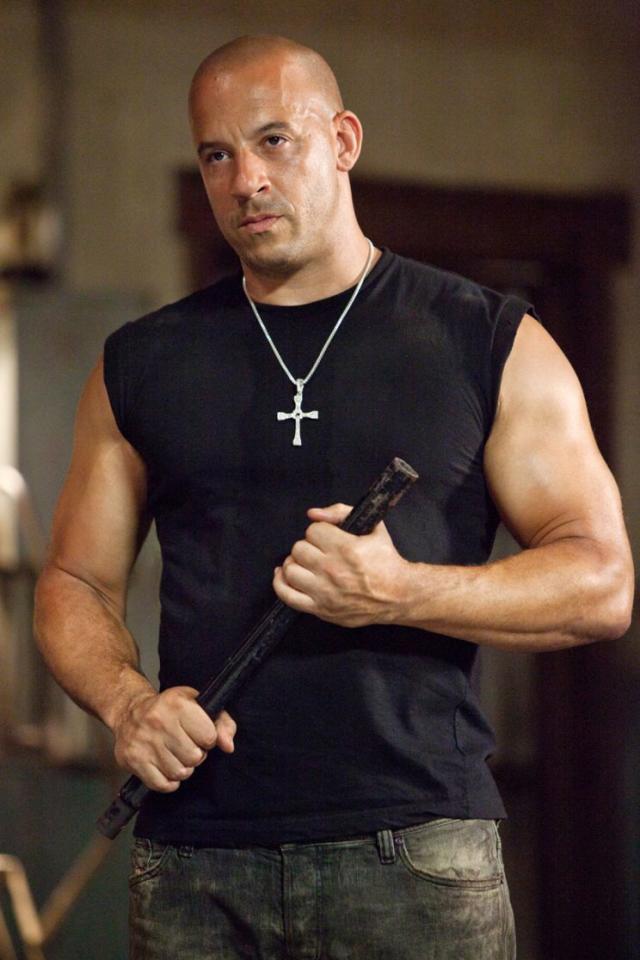 Dom Toretto Silver Cross Necklace Fast And Furious Dominic Vin Diesel  Costume 