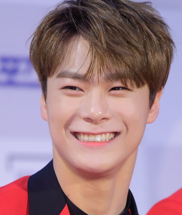 Moonbin of Astro attends the Seoul Music Awards in January 2017. The K-pop star was found dead at his home on Wednesday, according to local news reports.
