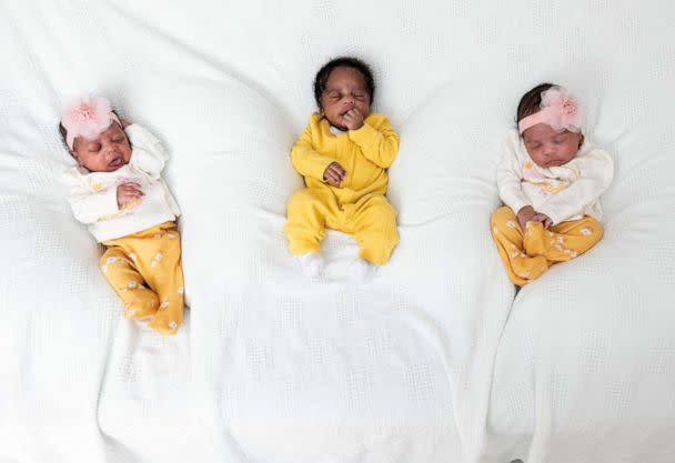 PHOTO: Monique Davaul, of Newport News, Virginia, gave birth to triplets on April 12, 2023. (Riverside Regional Medical Center)