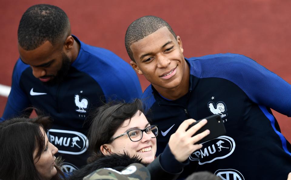 Premier entraînement pour les Bleus