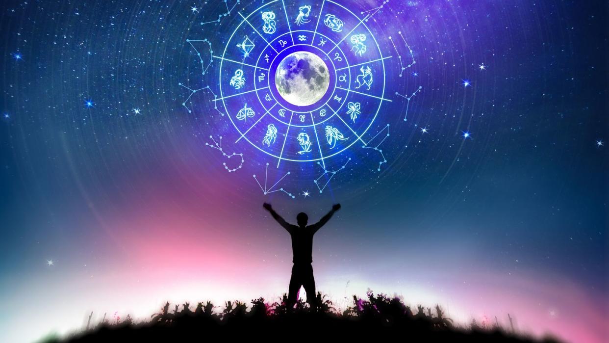 zodiac signs and astrology with constellations, concepts, predictions, horoscopes, beliefs