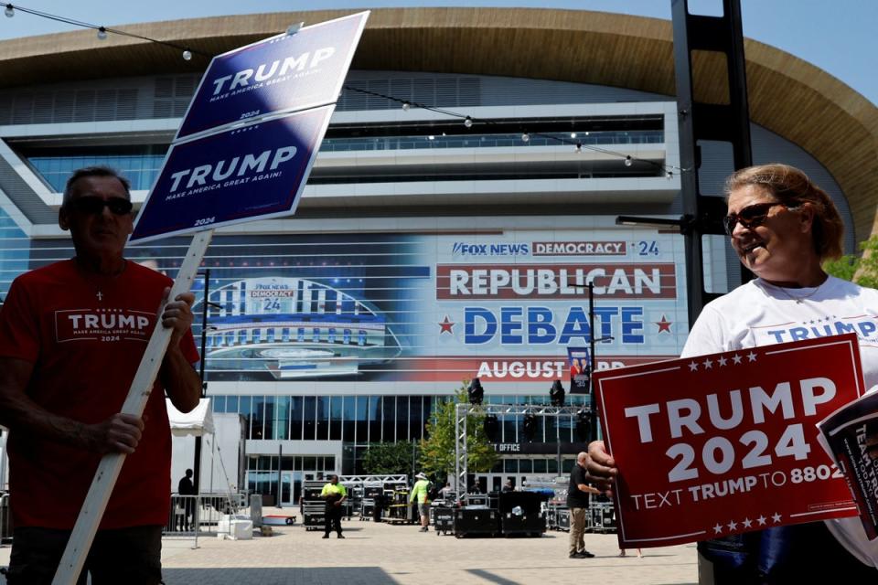 Donald Trump has reportedly blasted the city of Milwaukee ahead of the RNC convention in July. In  August 2023, the city played host to a Republican primary debate where Trump supports showed up while the former president skipped. (REUTERS)