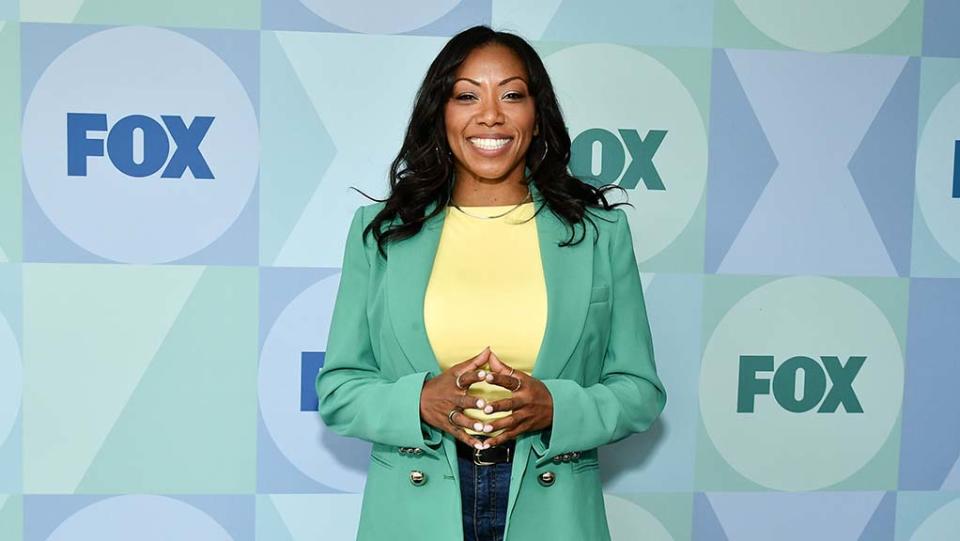 Next Level Chef judge Nyesha Arrington arrives at Fox’s Spring Press Event on the Fox lot in Hollywood.