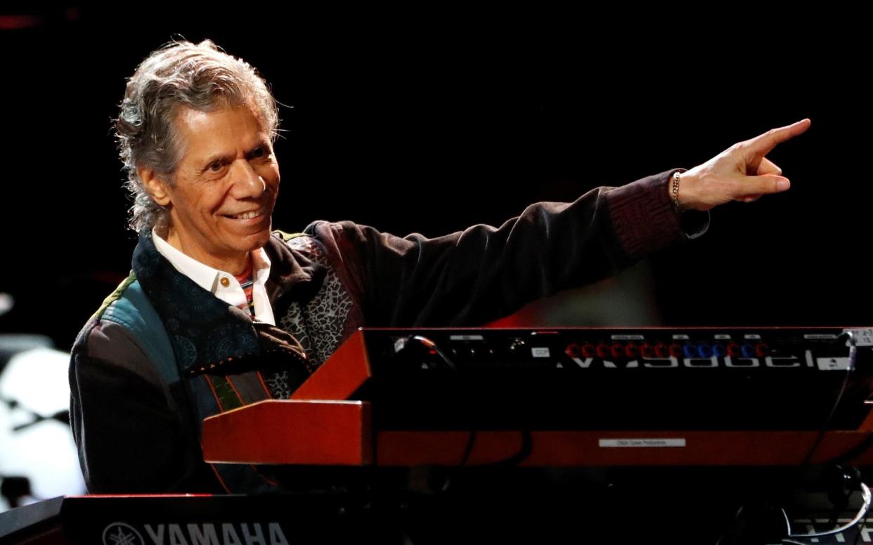 'He seemed youthful as ever': revered jazz musician Chick Corea, pictured here at the Grammy Awards in 2020 - Mario Anzuoni/Reuters