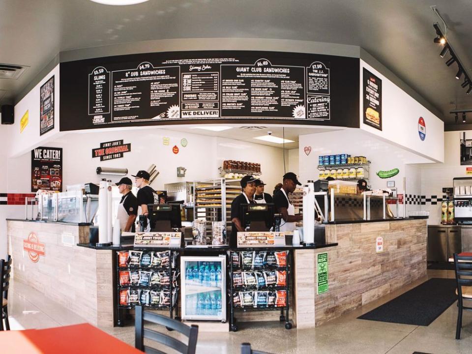  U.S. sandwich chain Jimmy John’s, shown in this handout photo, is set to cross the border for the first time through an expansion that will start with a location in the Greater Toronto Area that will open by mid-year.