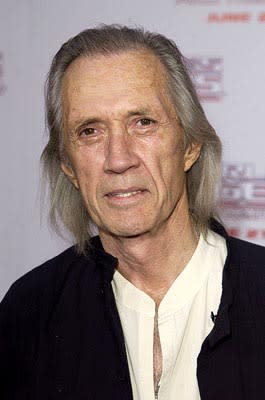 David Carradine at the LA premiere of Columbia's Charlie's Angels: Full Throttle