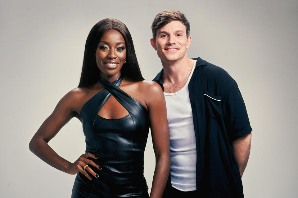 AJ Odudu and Will Best will host Big Brother on ITV2 and ITVX. (Initial TV/ITV)