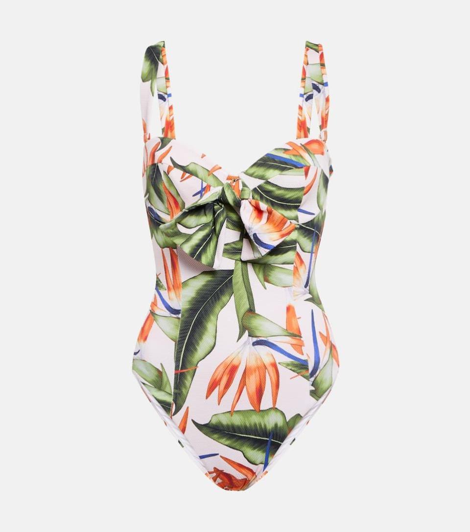 Carla floral printed swimsuit