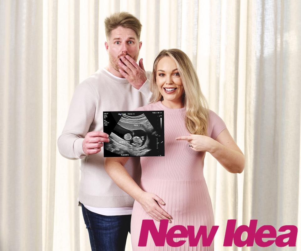 MAFS Bryce and Melissa show sonogram