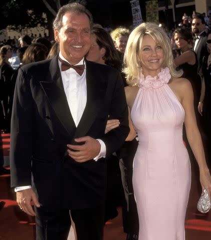 <p>Ron Galella/Ron Galella Collection via Getty</p> Heather Locklear and dad Bill Locklear