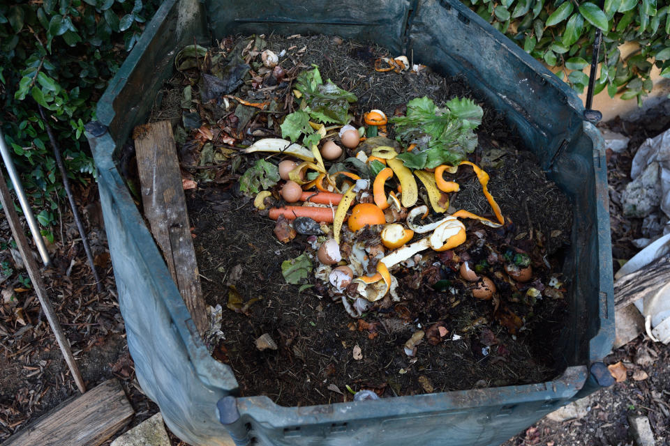 Composting is a great way of reducing food waste (Getty)