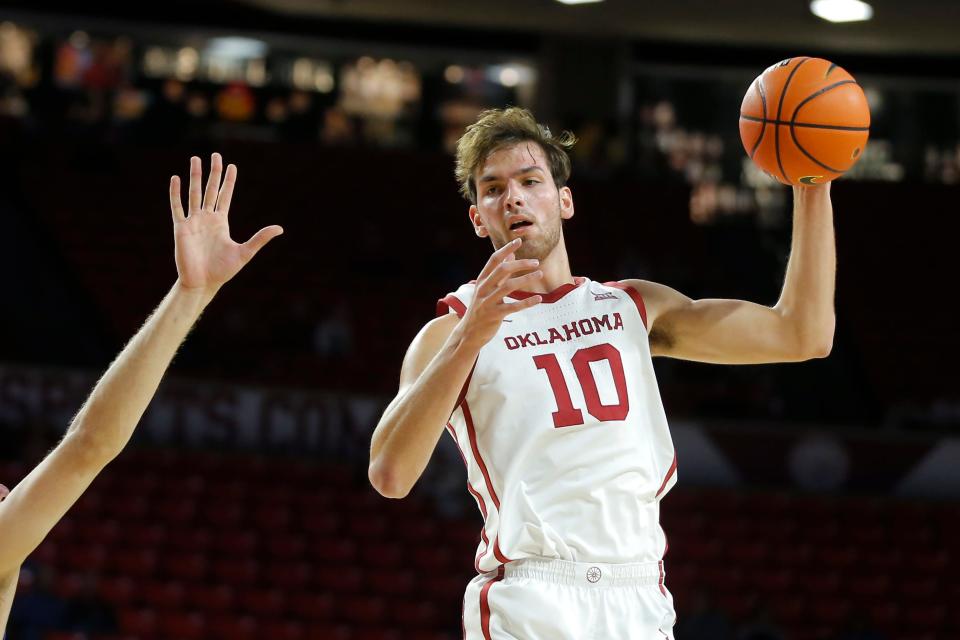 Junior walk-on Sam Godwin has emerged as a key player off the bench for the OU men's basketball team.