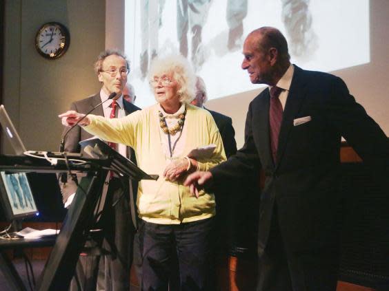 Jan Morris was the first reporter to break the news that Sir Edmund Hillary and Sherpa Tenzing had conquered Mount Everest (PA)