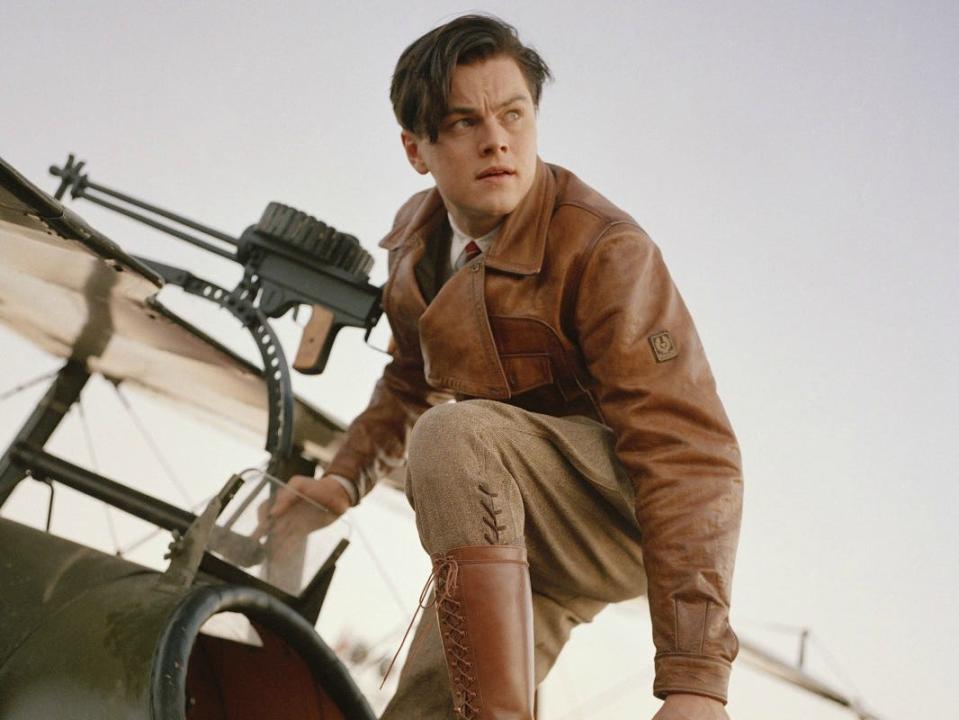 Leonardo Di Caprio as Howard Hughes in "The Aviator."